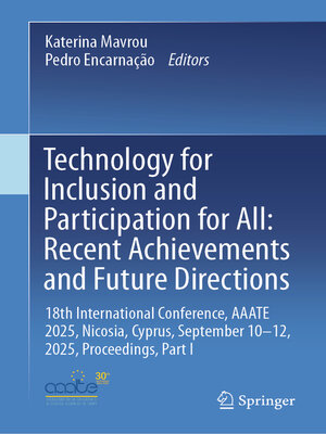 cover image of Technology for Inclusion and Participation for All
